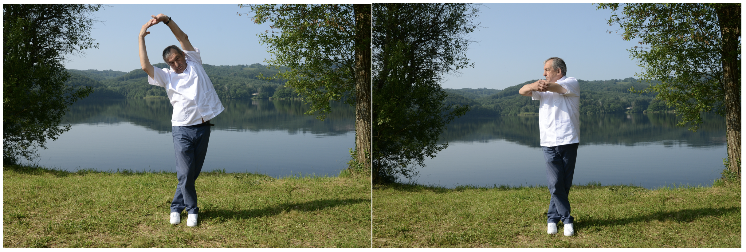 Figure 8 : Étirement horizontal en rotation du tronc